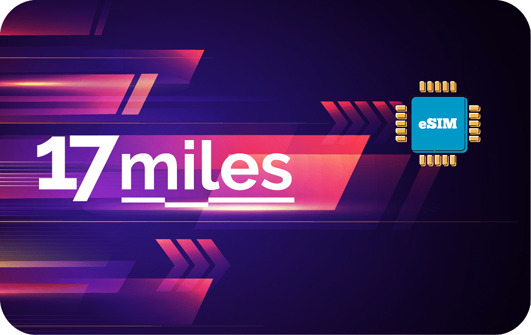 17 miles 3 GB - 30 Days