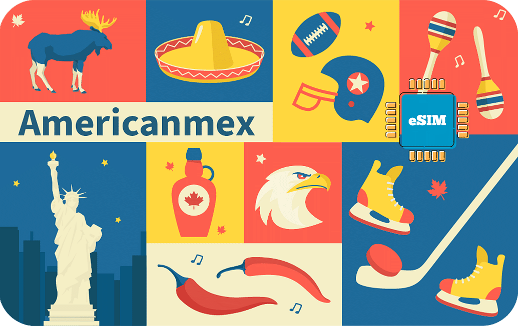 Americanmex 3 GB - 30 Days