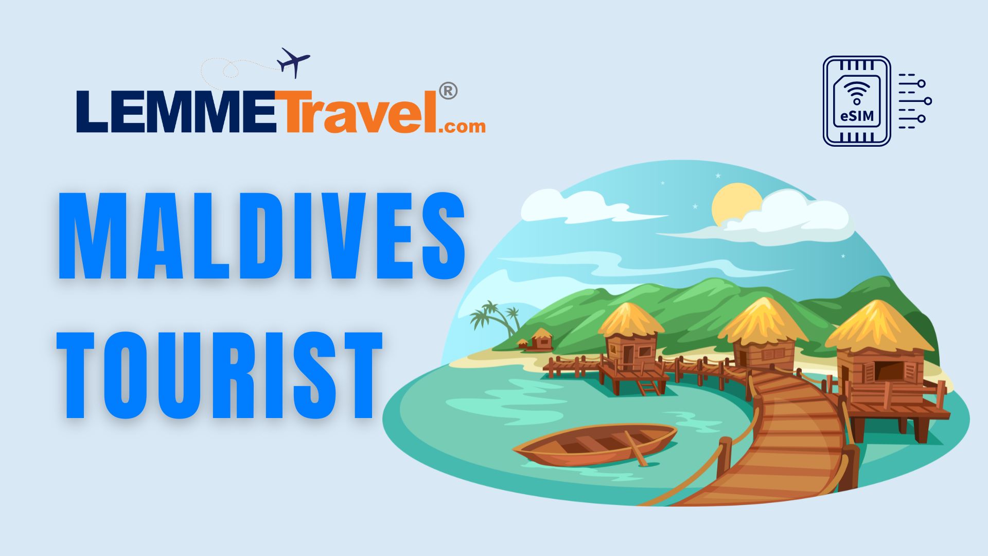 Maldives Tourist eSIM 2 GB - 15 days